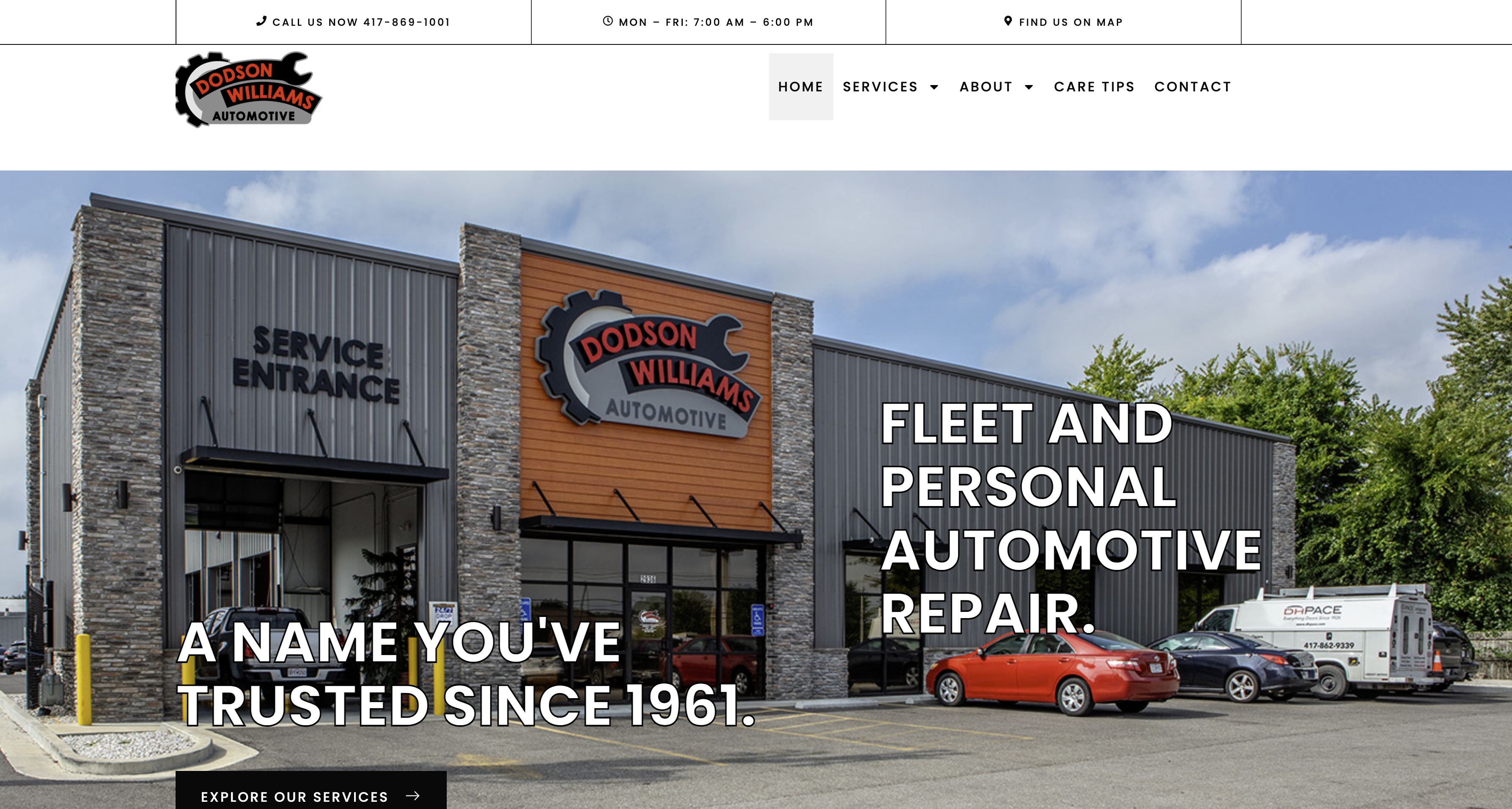 Dodson Williams Automotive website